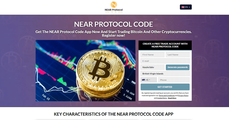 NEAR Protocol Code Homepage Screenshot